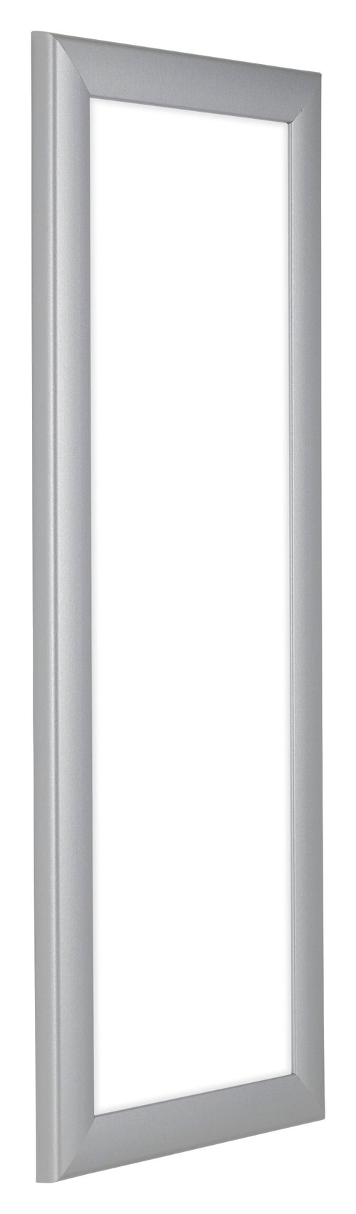 Como MDF Photo Frame 20x60cm Silver Matte Front Oblique | Yourdecoration.co.uk