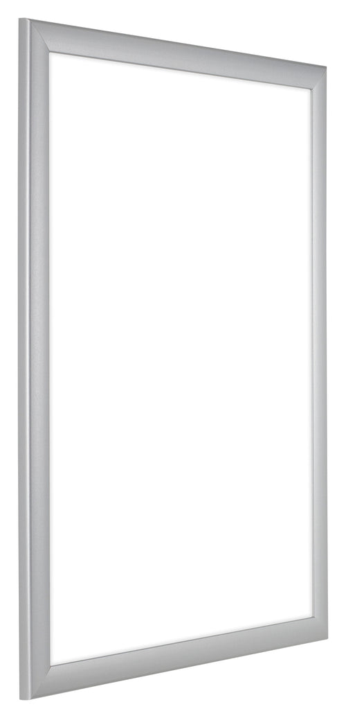 Como MDF Photo Frame 21x29 7cm A4 Silver Matte Front Oblique | Yourdecoration.co.uk
