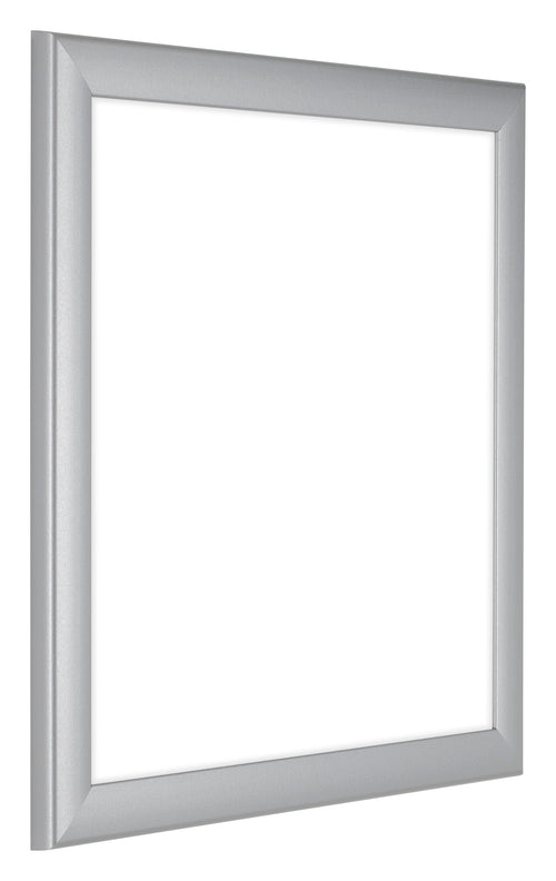 Como MDF Photo Frame 25x25cm Silver Matte Front Oblique | Yourdecoration.co.uk