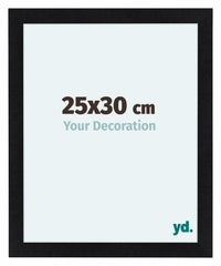 Como MDF Photo Frame 25x30cm Black Matte Front Size | Yourdecoration.co.uk