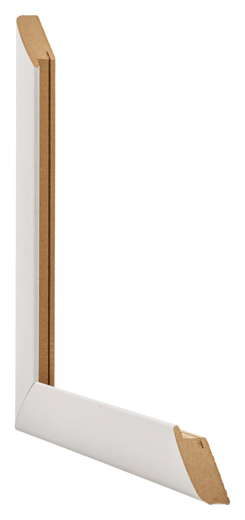 Como MDF Photo Frame 25x30cm White Woodgrain Intersection | Yourdecoration.co.uk