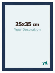 Como MDF Photo Frame 25x35cm Dark Blue Swept Front Size | Yourdecoration.co.uk