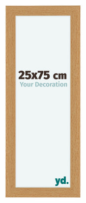 Como MDF Photo Frame 25x75cm Beech Front Size | Yourdecoration.co.uk