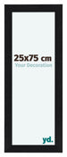 Como MDF Photo Frame 25x75cm Black Matte Front Size | Yourdecoration.co.uk