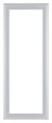 Como MDF Photo Frame 25x75cm Silver Matte Front | Yourdecoration.co.uk