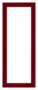Como MDF Photo Frame 25x75cm Wine Red Swept Front | Yourdecoration.co.uk