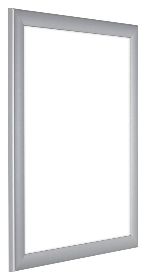 Como MDF Photo Frame 28x35cm Silver Matte Front Oblique | Yourdecoration.co.uk