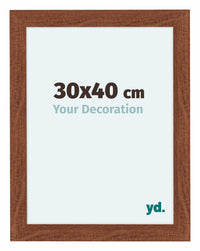 Como MDF Photo Frame 30x40cm Walnut Front Size | Yourdecoration.co.uk