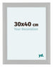 Como MDF Photo Frame 30x40cm White Woodgrain Front Size | Yourdecoration.co.uk