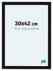 Como MDF Photo Frame 30x42cm Black High Gloss Front Size | Yourdecoration.co.uk