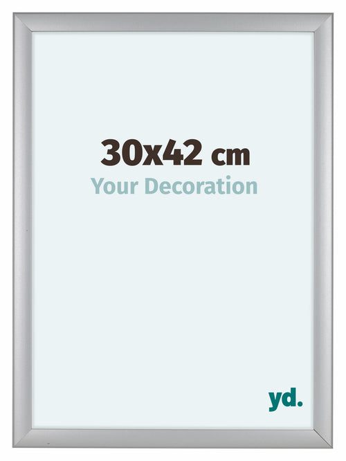 Como MDF Photo Frame 30x42cm Silver Matte Front Size | Yourdecoration.co.uk