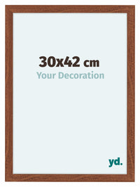 Como MDF Photo Frame 30x42cm Walnut Front Size | Yourdecoration.co.uk