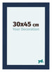 Como MDF Photo Frame 30x45cm Dark Blue Swept Front Size | Yourdecoration.co.uk