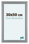 Como MDF Photo Frame 30x50cm Silver Matte Front Size | Yourdecoration.co.uk
