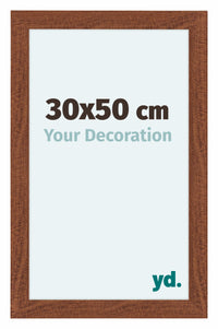 Como MDF Photo Frame 30x50cm Walnut Front Size | Yourdecoration.co.uk