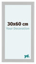 Como MDF Photo Frame 30x60cm White Woodgrain Front Size | Yourdecoration.co.uk