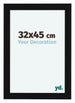 Como MDF Photo Frame 32x45cm Black High Gloss Front Size | Yourdecoration.co.uk