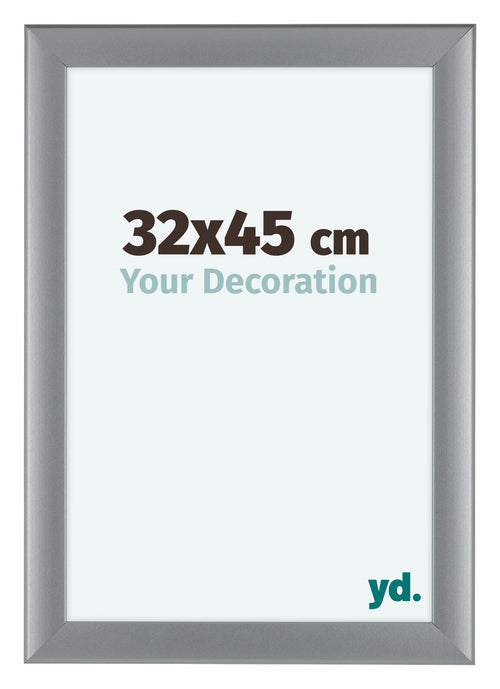 Como MDF Photo Frame 32x45cm Silver Matte Front Size | Yourdecoration.co.uk
