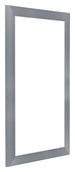 Como MDF Photo Frame 33x48cm Aluminium Brushed Front Oblique | Yourdecoration.co.uk
