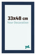 Como MDF Photo Frame 33x48cm Dark Blue Swept Front Size | Yourdecoration.co.uk
