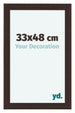 Como MDF Photo Frame 33x48cm Oak Dark Front Size | Yourdecoration.co.uk