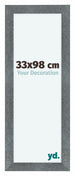 Como MDF Photo Frame 33x98cm Iron Swept Front Size | Yourdecoration.co.uk
