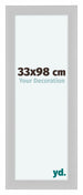 Como MDF Photo Frame 33x98cm White Matte Front Size | Yourdecoration.co.uk