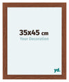 Como MDF Photo Frame 35x45cm Walnut Front Size | Yourdecoration.co.uk