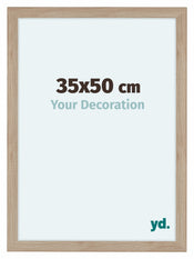 Como MDF Photo Frame 35x50cm Oak Light Front Size | Yourdecoration.co.uk