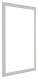 Como MDF Photo Frame 35x50cm White Woodgrain Front Oblique | Yourdecoration.co.uk