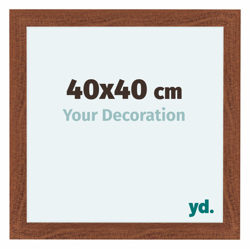 Como MDF Photo Frame 40x40cm Walnut Front Size | Yourdecoration.co.uk