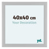 Como MDF Photo Frame 40x40cm White Matte Front Size | Yourdecoration.co.uk