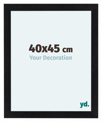 Como MDF Photo Frame 40x45cm Black Matte Front Size | Yourdecoration.co.uk