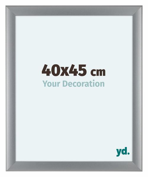 Como MDF Photo Frame 40x45cm Silver Matte Front Size | Yourdecoration.co.uk