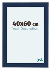 Como MDF Photo Frame 40x60cm Dark Blue Swept Front Size | Yourdecoration.co.uk