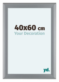 Como MDF Photo Frame 40x60cm Silver Matte Front Size | Yourdecoration.co.uk