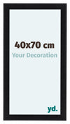 Como MDF Photo Frame 40x70cm Black Matte Front Size | Yourdecoration.co.uk