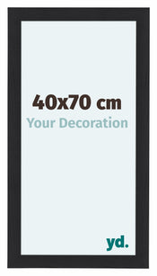 Como MDF Photo Frame 40x70cm Black Woodgrain Front Size | Yourdecoration.co.uk