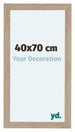 Como MDF Photo Frame 40x70cm Oak Light Front Size | Yourdecoration.co.uk