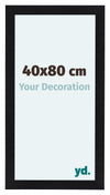 Como MDF Photo Frame 40x80cm Black Matte Front Size | Yourdecoration.co.uk