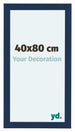 Como MDF Photo Frame 40x80cm Dark Blue Swept Front Size | Yourdecoration.co.uk