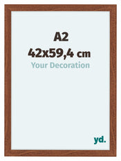 Como MDF Photo Frame 42x59 4cm A2 Walnut Front Size | Yourdecoration.co.uk