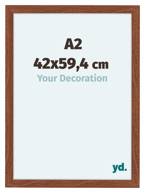 Como MDF Photo Frame 42x59 4cm A2 Walnut Front Size | Yourdecoration.co.uk