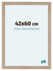 Como MDF Photo Frame 42x60cm Oak Light Front Size | Yourdecoration.co.uk