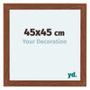 Como MDF Photo Frame 45x45cm Walnut Front Size | Yourdecoration.co.uk