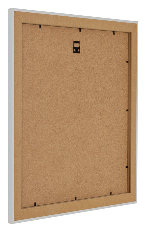 Como MDF Photo Frame 45x45cm White Woodgrain Back Oblique | Yourdecoration.co.uk