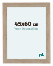 Como MDF Photo Frame 45x60cm Oak Light Front Size | Yourdecoration.co.uk