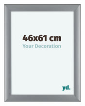 Como MDF Photo Frame 46x61cm Silver Matte Front Size | Yourdecoration.co.uk