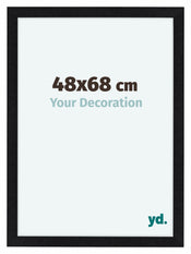 Como MDF Photo Frame 48x68cm Black Matte Front Size | Yourdecoration.co.uk