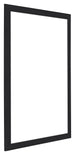 Como MDF Photo Frame 48x68cm Black Woodgrain Front Oblique | Yourdecoration.co.uk